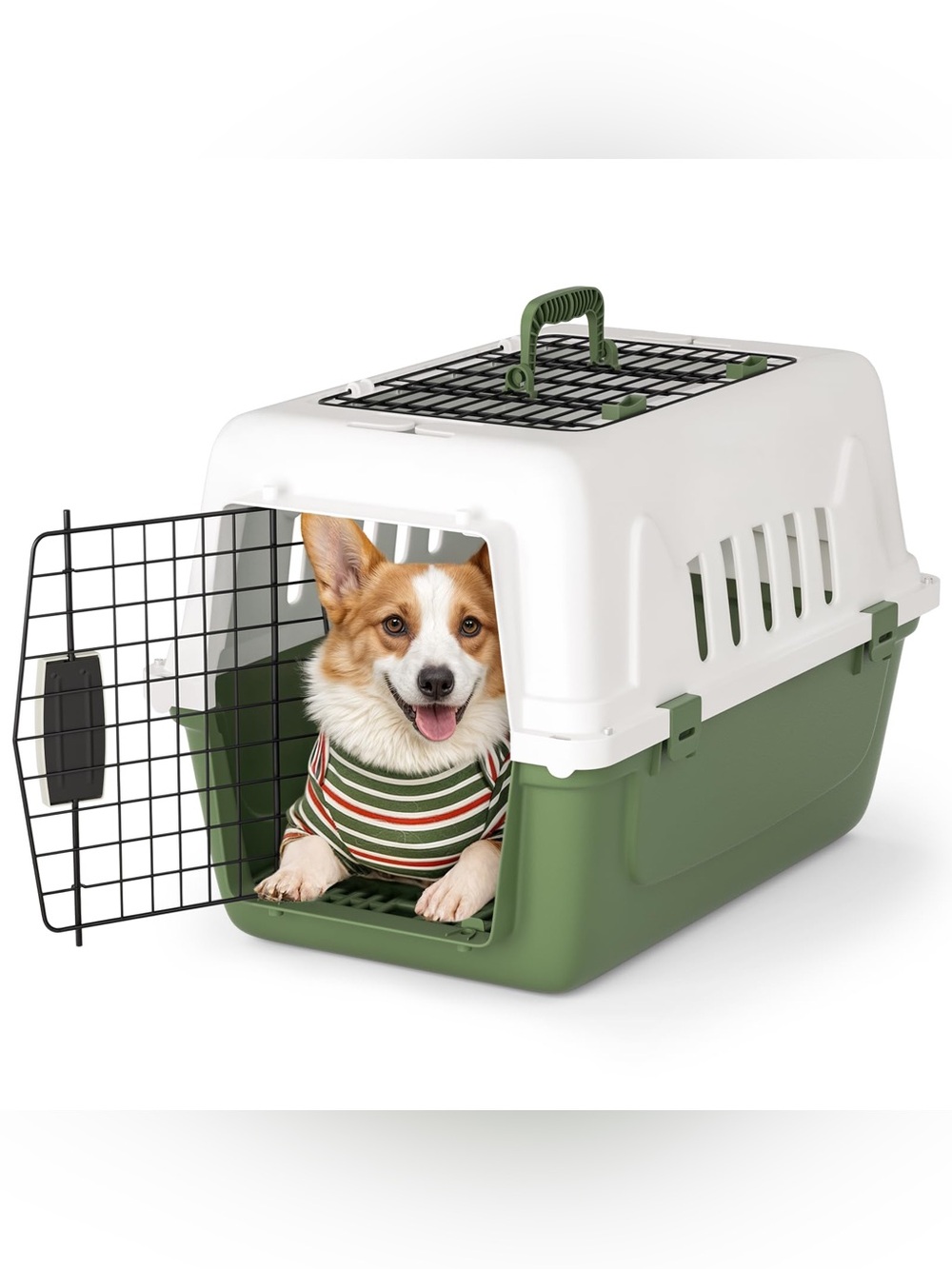 22in DOG CAGE BEAUTIFUL GREEN AND HIGH QUALITY🐾🍃💚